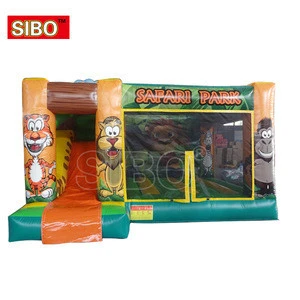 SIBO latest interactive equipment inflatable bouncer obstacle for competition
