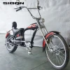SIBON 48V 500W lithium battery disc brake adult black bicycle electric chopper
