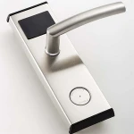 Silver hotel key card lock hotel door lock