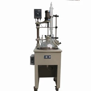 single layer lab glass lined chemical reactor price