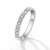 Import Single Row Diamonds Wedding Ring Rose Gold Silver Minimalist Mens Ring Shining Rhinestone Stainless Steel Ring from China