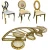 Import Small Dining Kitchen Set Dinning Folding Marble Round Storage Cabinet On Top Snooker Sofa Smart Restaurant Table from China