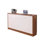 Small Space Used Horizontal White Folding Murphy Wall Bed For Bedroom
