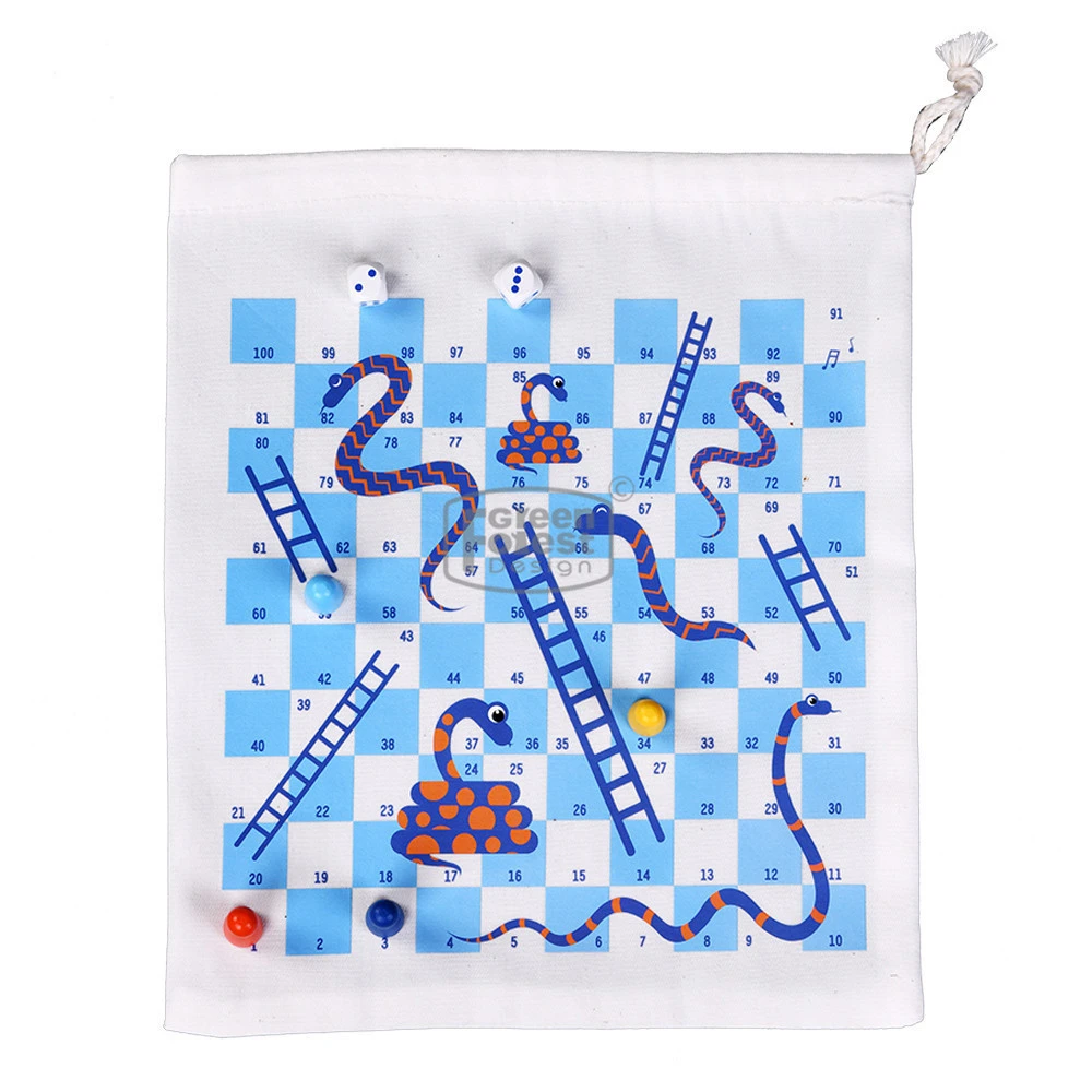 Snakes And Ladders Ludo Games And Toys For Kids Wooden Chess Game Set In Bag Wooden Chess Sets