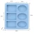 Import Soap Making Oval Loaf Handmade Custom Silicone Soap Mold from China