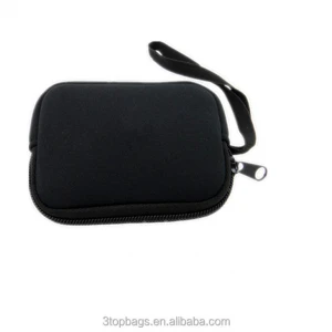 Soft Neoprene Mini Pouch Promotion Coin Purses with Strap