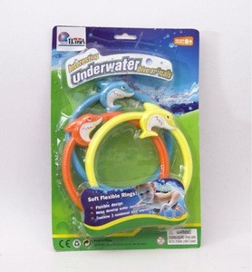 SOFT PLASTIC RING DOLPHIN DIVING TOOLS TOYS