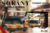 Sokany Commercial Professional Electric Sandwich Panini Maker Grill Machine