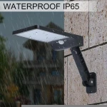 Solar LED Light Outdoor PIR Motion Sensor Waterproof Solar Lights Upgraded Remote Control Outdoor Solar Light