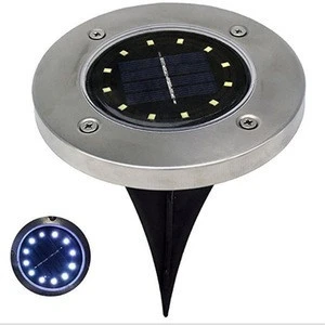Solar Powered Ground Lights 4 LED 8LED 12LED Solar Path Lights Outdoor Waterproof for Lawn Yard Driveway Patio Walkway