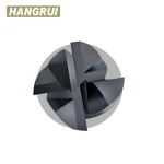 Solid Carbide CNC Milling 4 Flute Stainless Steel Milling Cutter Bit With Different Helix Flute