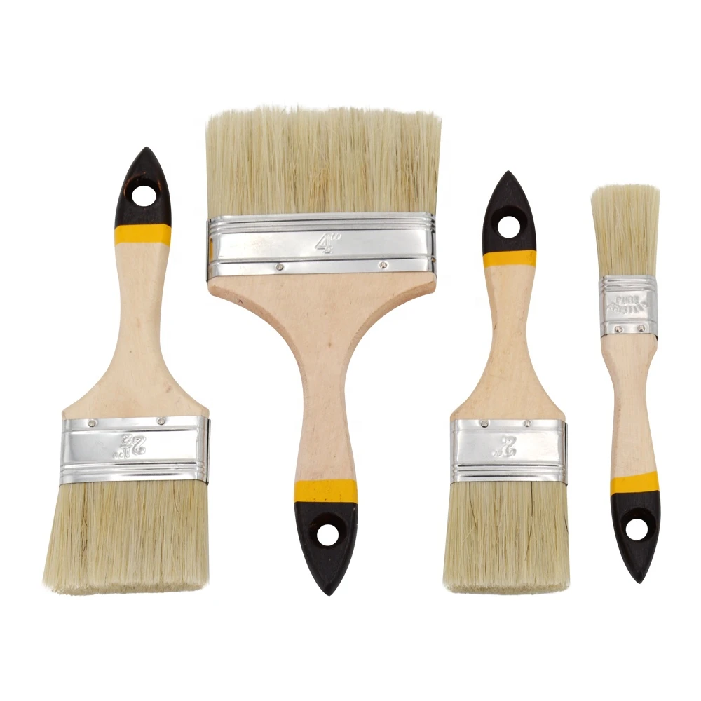 Hair painting brush, Chinese bristles brush, flat brush 31144