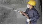 Spray applied fiber/mineral fiber