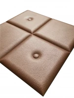 Square decorative 3d wall panel for walls, home decoration interior wall panels