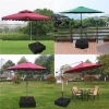 Square Umbrella Weight Bag for Outdoor Offset Sun Shelter Patio Umbrella Stand