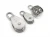Import Stainless Steel 304 Marine Pulley M15 Single Wheel Swivel Eye Wire Rope Pulley from China