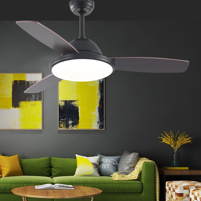 Stainless steel material  good quality  three blades can remotely control the ceiling fan