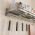 stainless steel metal kitchen shelf wall mounted rack microwave oven stand