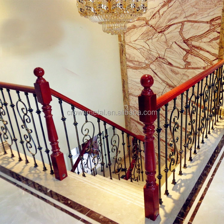 Stainless steel stair railing design for home decoration