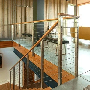 Stainless steel wire railing cable railing outdoor balcony balustrade