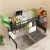Import Standing 65cm Stainless Steel Black Kitchen Storage Organizer Drying Dish Rack Over The Sink from China