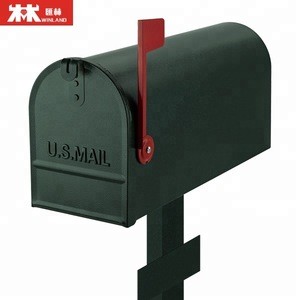 Standing Galvanized steel American mailbox US Mailbox