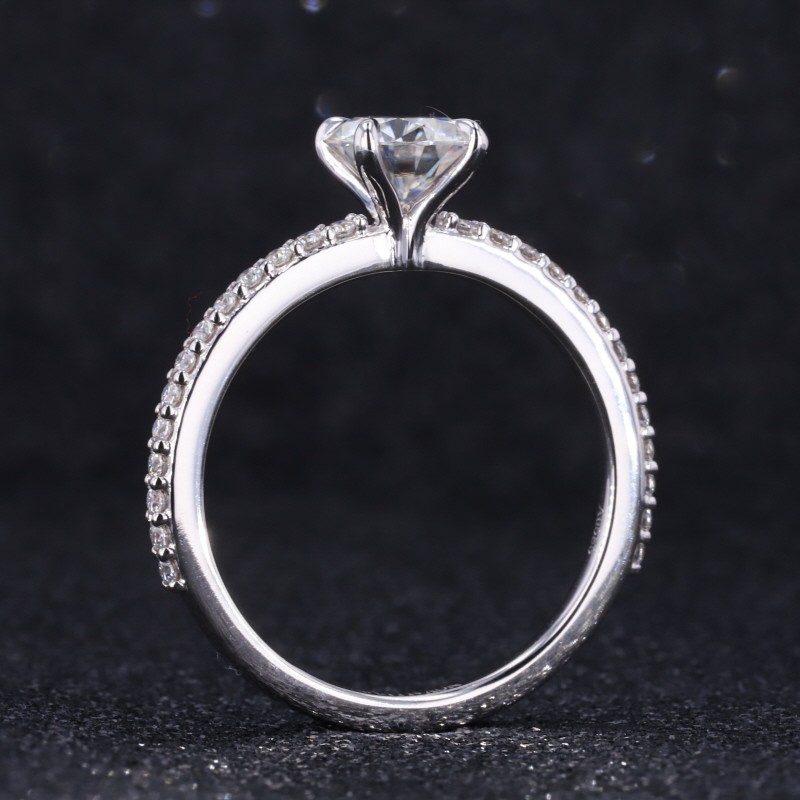 Starsgem Custom 14K championship Engagement rings moisannite wedding ring