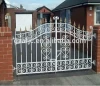 steel tubular gate for villa, metal gate, iron fancy gates