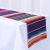 Import Stripe Mexican Table Runner Rainbow Table Runners For Wedding Decoration from China