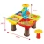 Import Summer toy 22pcs kids plastic sand table water beach play set with chair 2020 from China