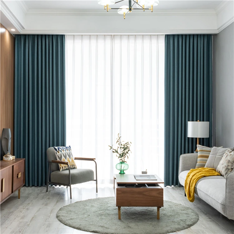 Superior quality luxury window  blackout curtains cloth for living room and bedroom
