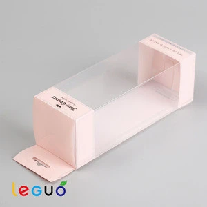Supplier wholesale custom small clear plastic pvc packaging box