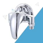 Surface wall mounted faucet water mixer shower faucet valve
