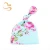 Import Sweet printed top knot newborn baby girl hat infant knotted cap from China