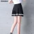 Import Sweetwoo  High Waist A-Line Women Skirt Striped Stitching Sailor Pleated Skirt Elastic Waist Sweet Girls Dance Skirt from China