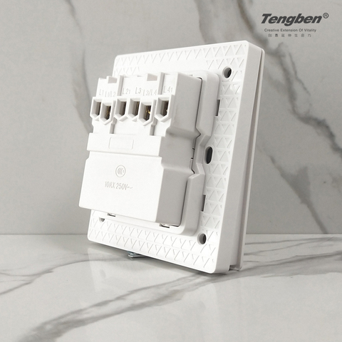 Buy Switch Socket Electrical Switch Power Socket British Type Four ...