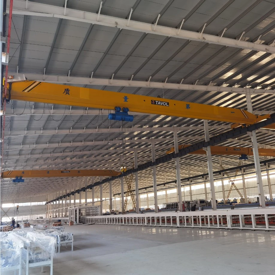 TAVOL Crane professional 5t workshop overhead bridge crane for plastic factory eot crane