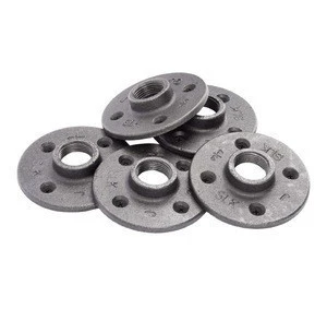 The Plate Mating forged Black Custom Threaded Malleable Cast Iron Welding Neck Standard Carbon Steel Fittings Floor Pipe Flanges