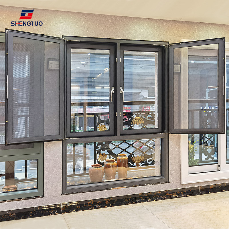 Buy Thermal Break Aluminum Frame Windows And Doors Impact Design Double ...