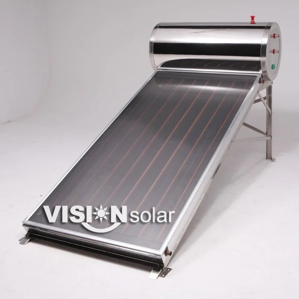 Thermosiphon Compact Solar Water Heater Flat Panel Collector