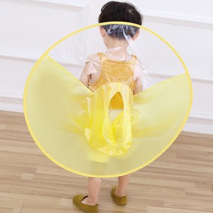 Tiktok same style yellow duck raincoat waterproof for kids
