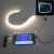Import Time Temperature LED Mirror  Bathroom Wall Mount Lighting Mirror Led Vanity Mirror Touch Switch Display from China
