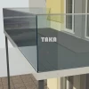 TK -AS001 Terrace railing modern design aluminium U channel for balcony glass railing