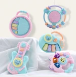 Toddler Toys Piano Guitar Bell with light & music  Educational Toys for kids boys girls Toddlers Birthday Christmas gifts