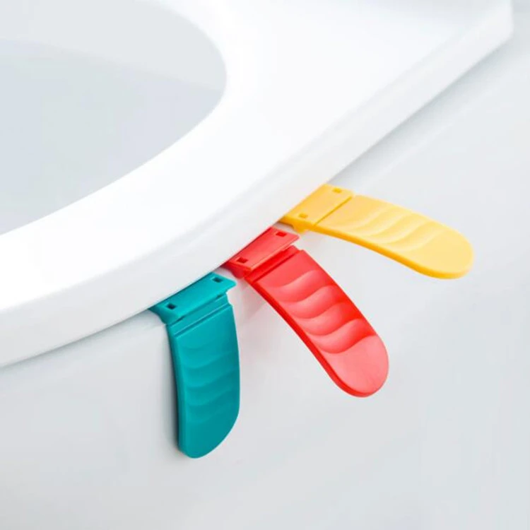 Toilet Seat Cover Lifter Hygiene Clean Foldable Seat Cover Handle Avoid Touching Toilet Seat Lift