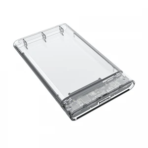 Tool Free 5 Gbps 2TB 2.5" 3.0 SATA HDD Hard Disk Drive Naked External BOX HDD Enclosure Transparent Case