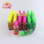 Top selling gas-jar shape sour and sweet liquid spray candy