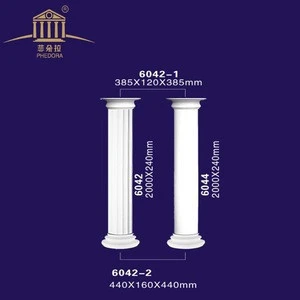 top selling high quality polyurethane foam new fashion roman column mould PU decorative pillars for sale