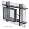 Topwindow Interior Aluminum Unit Details Curved Tempered Glass Curtain Wall