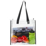 Tote Bag Transparent Travel Gym Sports 2-pack Custom PVC Clear Female OPEN Lady